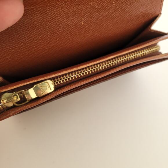 Louis Vuitton Portefeuille Tresor Bifold Wallet Medium Monogram Brown Made USA - Picture 5 of 16